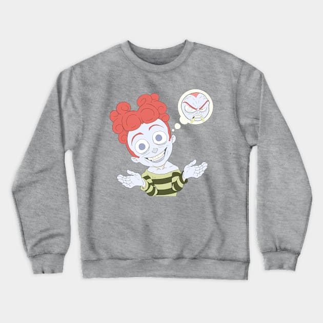 Loony Walter Crewneck Sweatshirt by inquinare